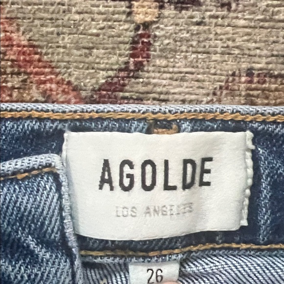 Agolde Pinch Waist Skinny Jeans Size 26 A165B-1256
Cut 54666 - Picture 3 of 11